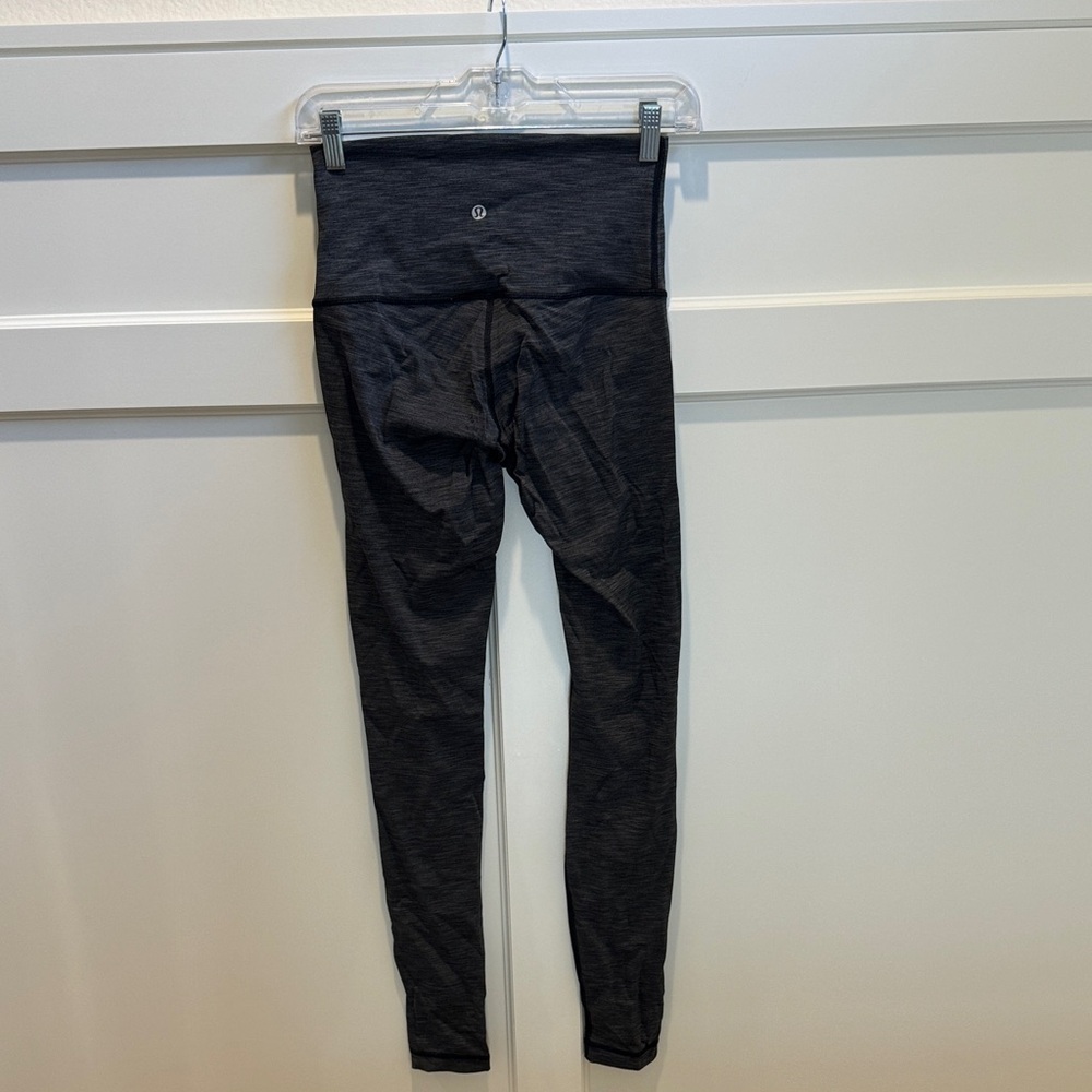 lululemon athletica Charcoal Black & Grey High-Rise Athletic Leggings